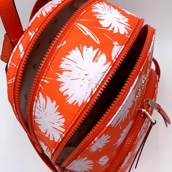 KATE SPADE KARISSA NYLON WILD BLOSSOM MD BACKPACK - Picture 9 of 16